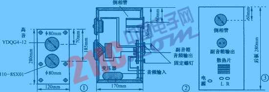 一款小型多媒體有源音箱制作