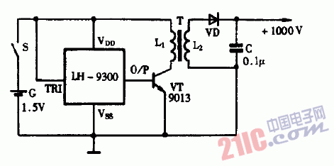 巧用LH9300作<strong>高電壓</strong>發(fā)生器<strong>電路圖</strong>