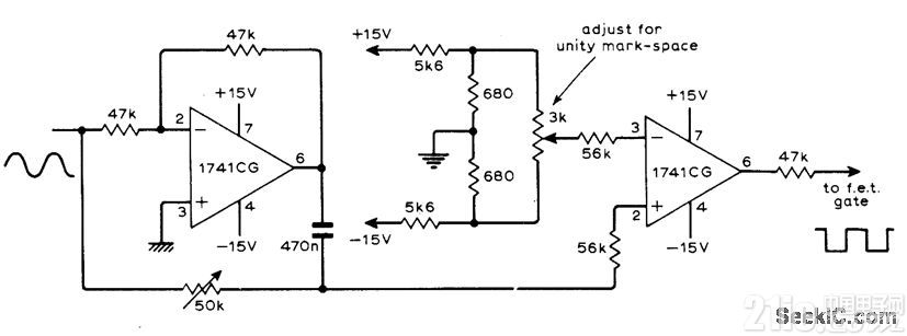 移位及矩形脈沖成形電路
