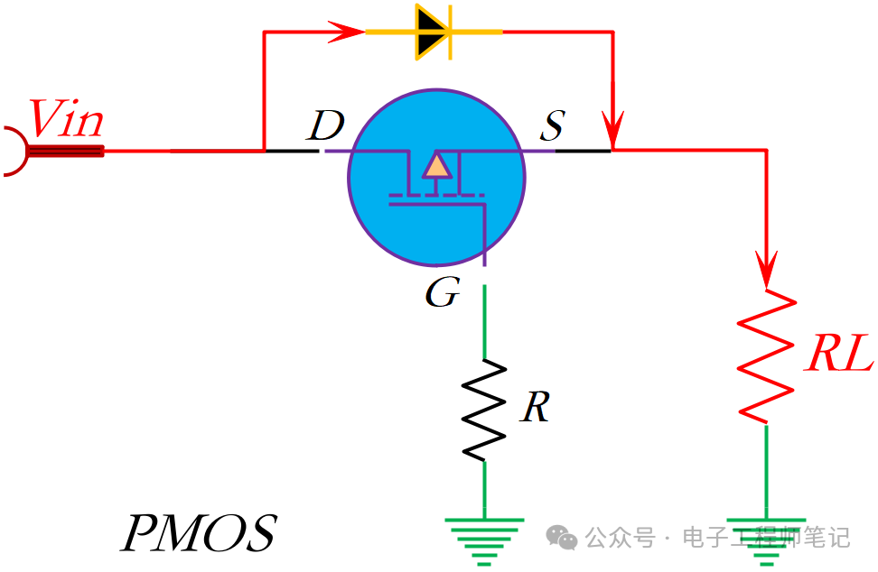 PMOS基反接防護電路設(shè)計如何實現(xiàn)？直接上圖！