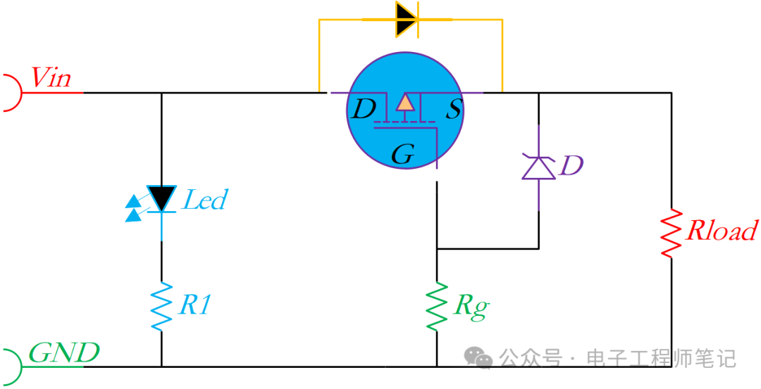 PMOS基反接防護電路設(shè)計如何實現(xiàn)？直接上圖！