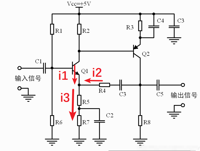 晶體管負(fù)反饋放大電路放大倍數(shù)推導(dǎo)