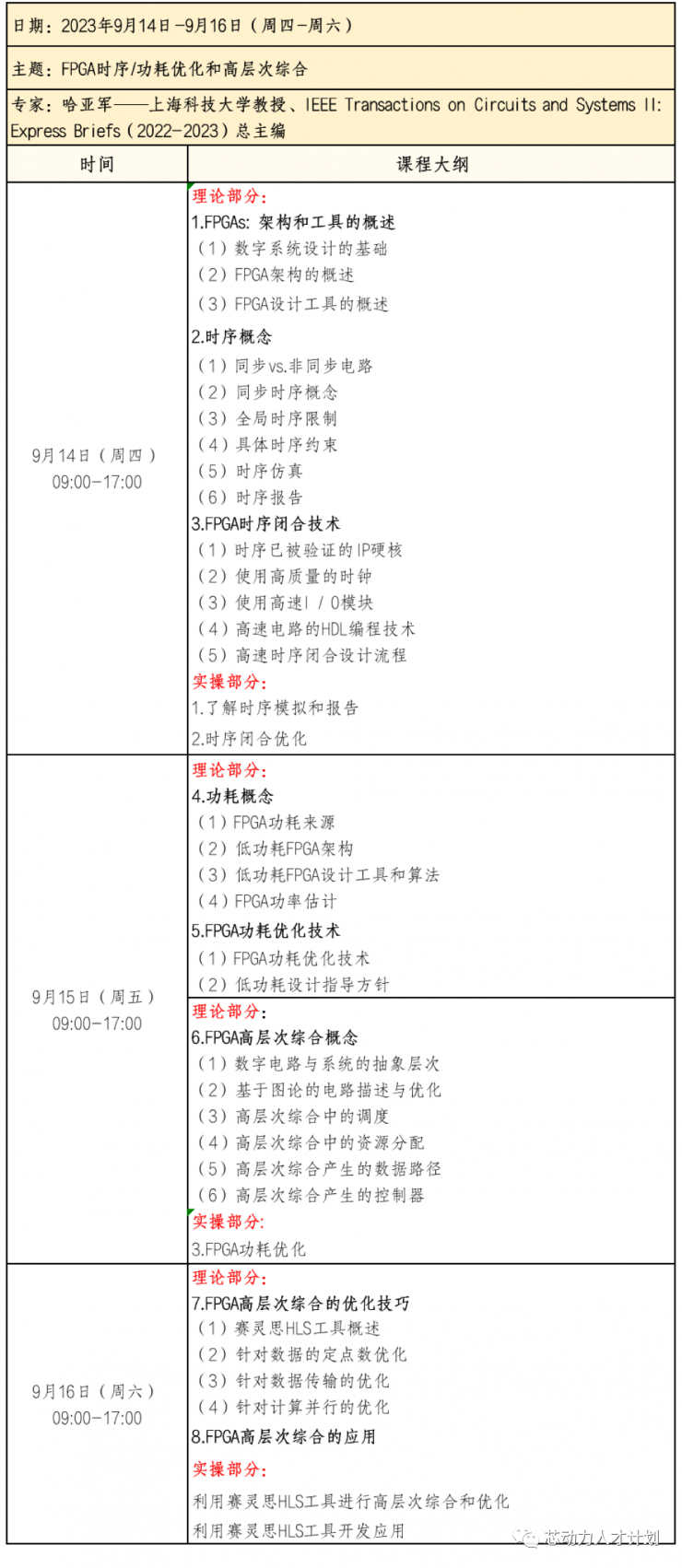 芯動(dòng)力人才計(jì)劃? 第119期國(guó)際名家講堂活動(dòng)方案