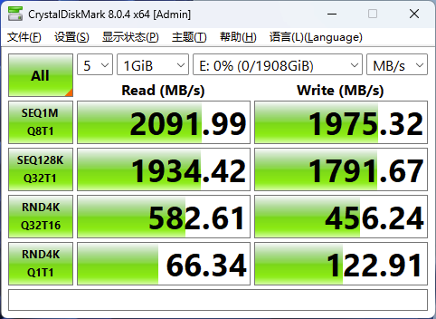 2000MB/s高速讀寫(xiě)  強(qiáng)勁性能硬控職場(chǎng)