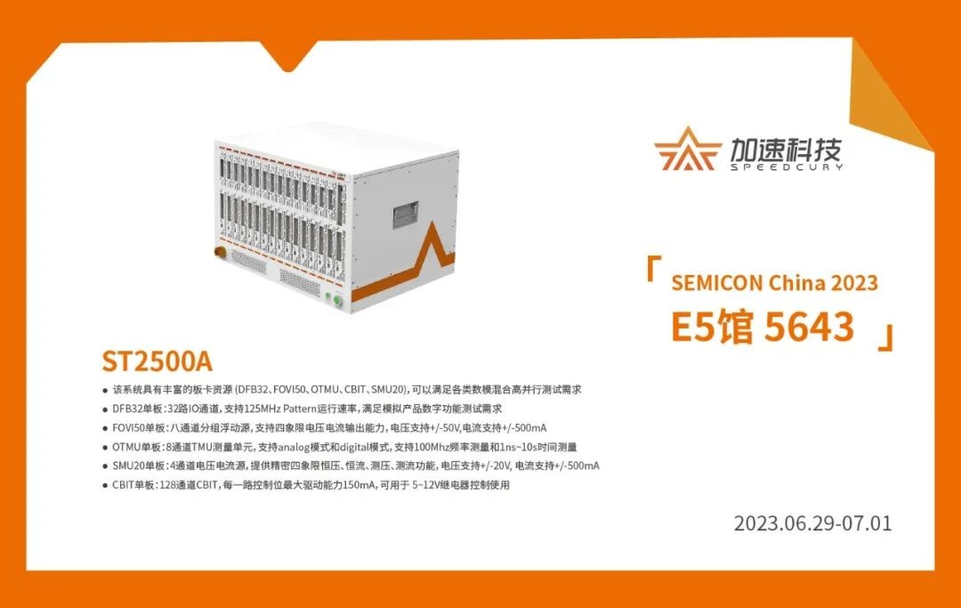 展會預(yù)告：SEMICON China 2023加速科技新品大劇透