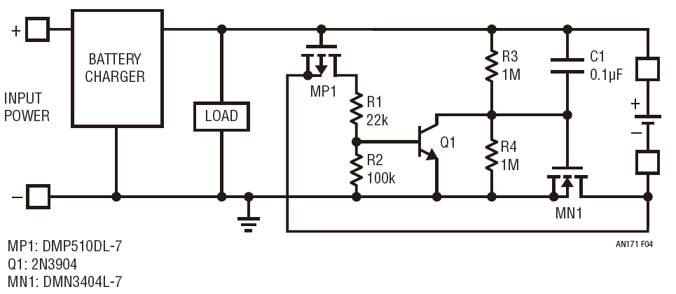 電池充電器的反向電壓保護(hù)