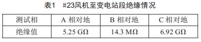 一起風(fēng)電場35 kV集電線路跳閘事件分析