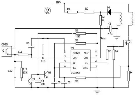 一種基于UC3842的 改進(jìn)型的應(yīng)用電路