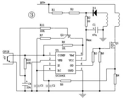 一種基于UC3842的 改進(jìn)型的應(yīng)用電路