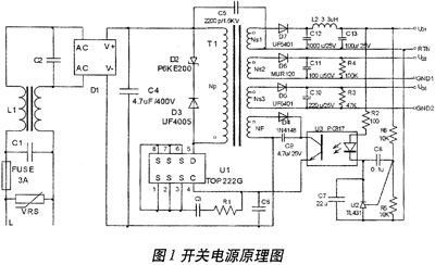 單端反激式開(kāi)關(guān)電源的控制原理