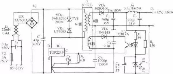 3～25V電壓可調穩(wěn)壓電路圖的設計