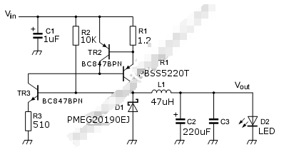 分立式高電流開關(guān)模式LED驅(qū)動(dòng)器電路圖設(shè)計(jì)