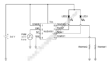 分立式高電流開關(guān)模式LED驅(qū)動(dòng)器電路圖設(shè)計(jì)