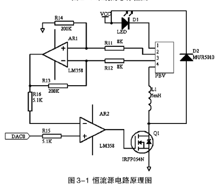 半導(dǎo)體激光電源恒流源電路圖