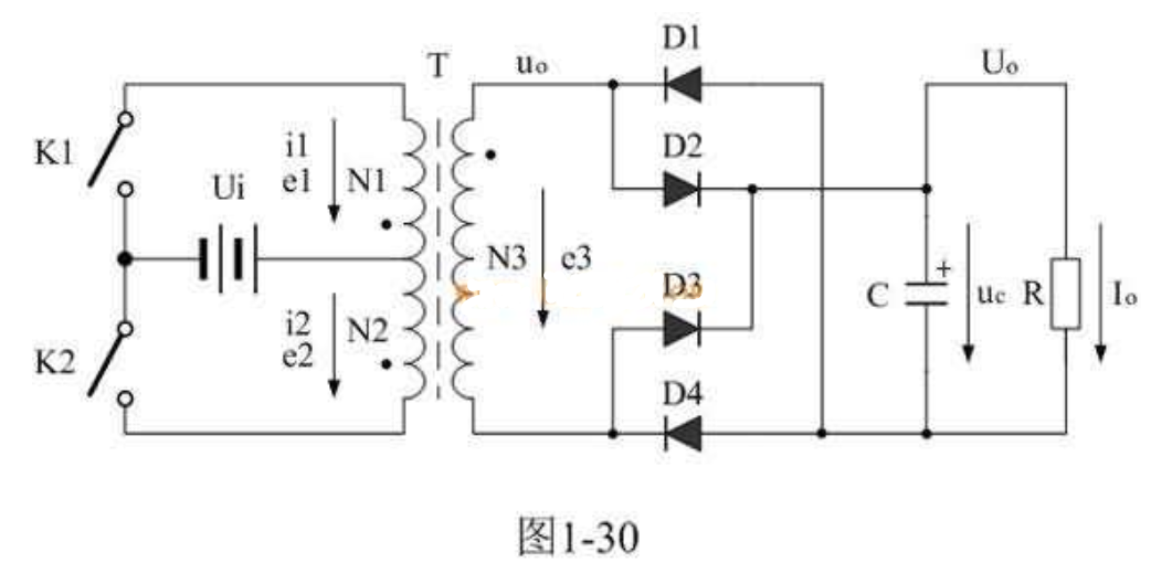 推挽式開關(guān)電源工作原理及電路圖