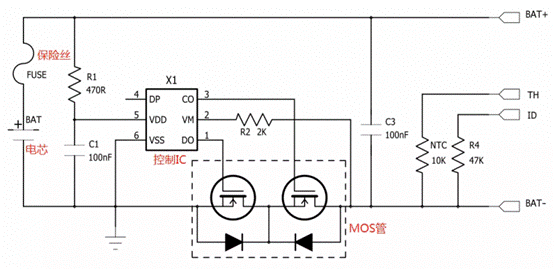 鋰電池保護(hù)電路的工作原理詳細(xì)描述