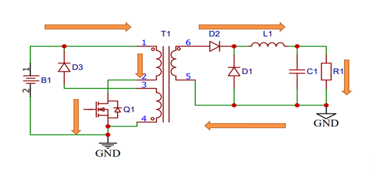 單端正激式開關(guān)電源的典型電路分享