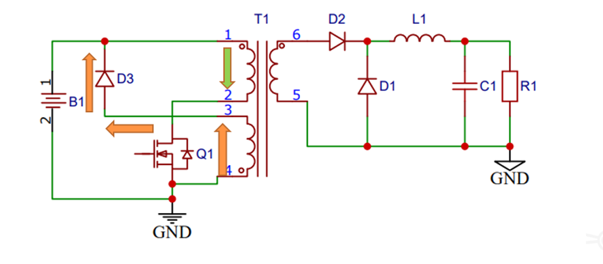 單端正激式開關(guān)電源的典型電路分享