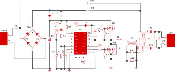 RS瑞森半導(dǎo)體助力實現(xiàn)優(yōu)秀LLC諧振方案--PCB LAYOUT