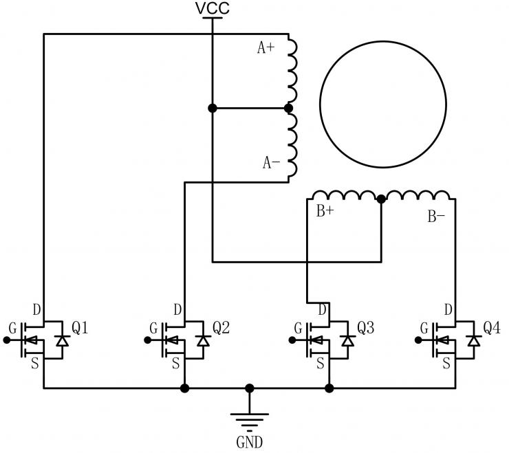 低壓MOS在步進電機驅動器上的應用-REASUNOS瑞森半導體