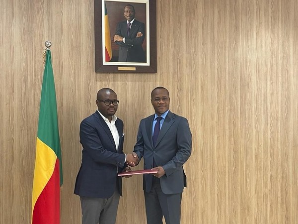 Romuald Wadagni, Minister of Economy and Finance for Benin Anicet Houngbo, Managing Director Webb Fontaine Benin