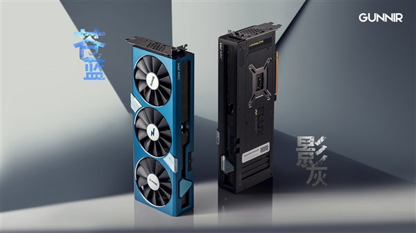 罕見(jiàn)的藍(lán)黑雙煞！藍(lán)戟Intel Arc A770顯卡精美圖賞