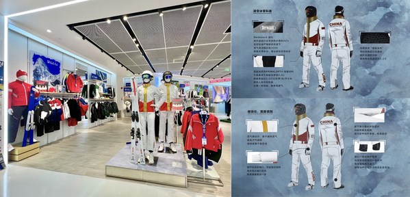 FILA終端店鋪運(yùn)動(dòng)員同款科技“凌空冰雪科技”服飾