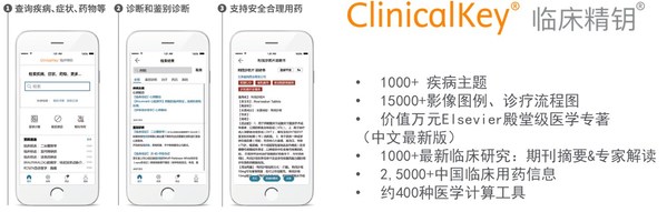 愛(ài)思唯爾發(fā)布ClinicalKey臨床精鑰個(gè)人專(zhuān)業(yè)版