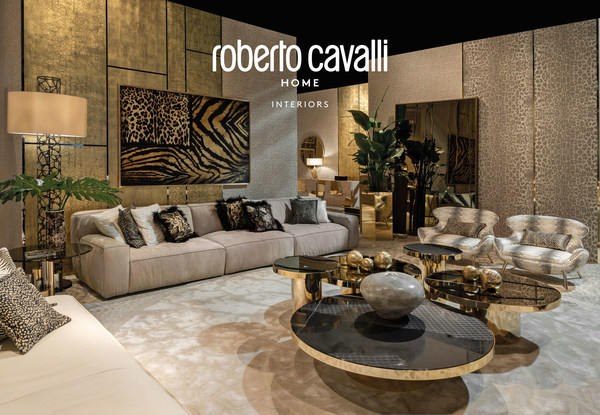 Roberto Cavalli Home Interiors–2022全新系列：Hamptons 沙發(fā)，Antigua 邊桌，Sahara 桌子和邊桌，Curacao 扶手椅