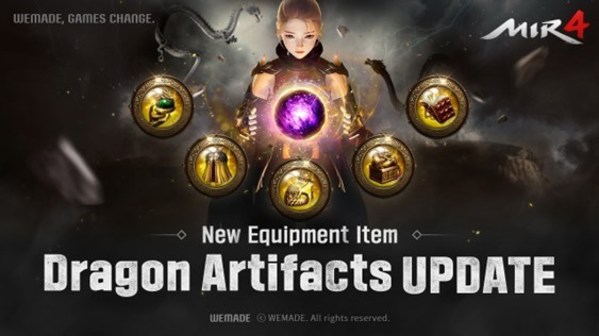 Wemade為《MIR4》更新Dragon Artifact