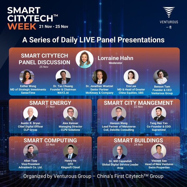 Venturous Group's Smart Citytech? Week brings together industry experts from the tech and investment communities