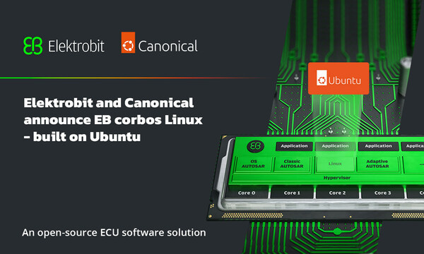 Elektrobit 和 Canonical 推出基于 Ubuntu的 EB corbos Linux