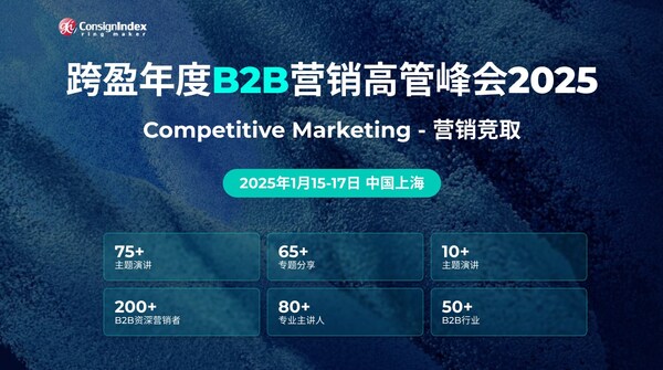 第二十二屆跨盈年度B2B營銷高管峰會2025聚焦