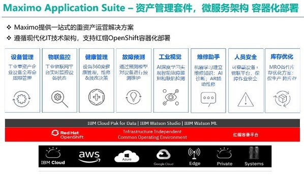 最新版Maximo解決方案采用新一代的技術架構